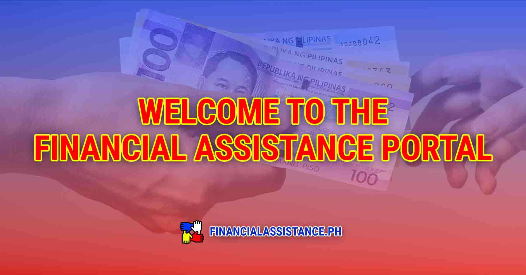 welcome to the financial assistance portal in the philippines