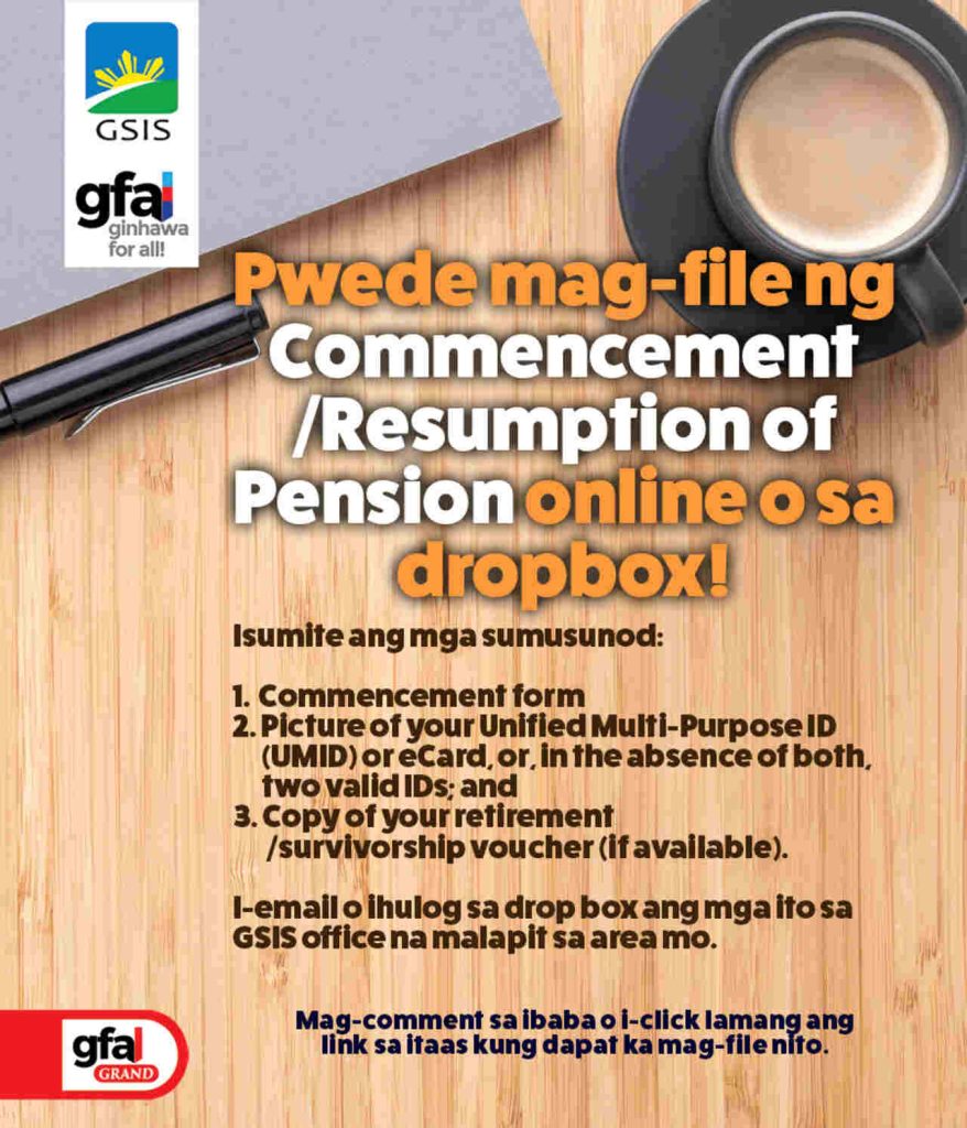 gsis-pension-commencement-resumption-application-requirements