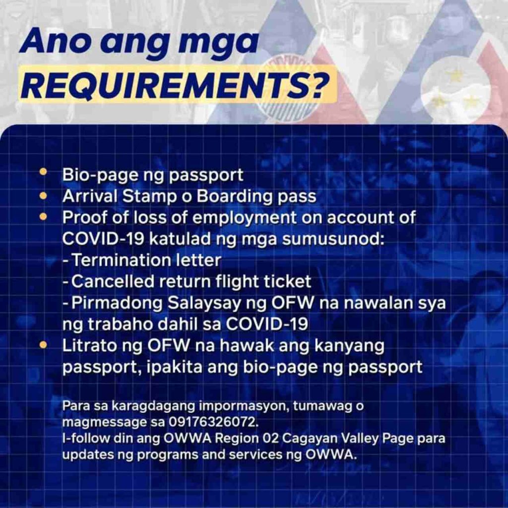 requirements-dole-owwa-akap-ofws